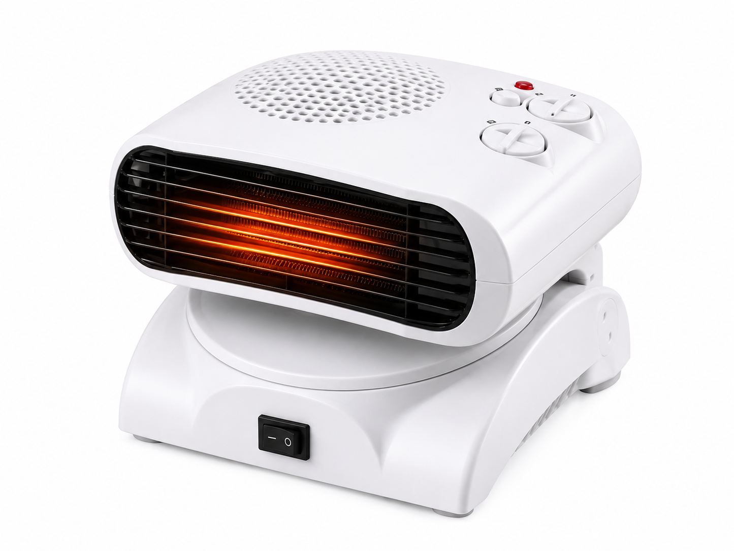 Calefactor Eléctrico Fan Heater 1500W con Oscilación Automática