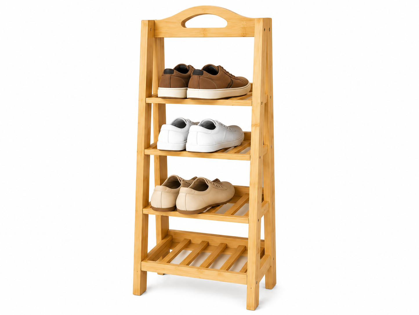 Zapatero de Bambú Organizador de Zapatos Multi Nivel