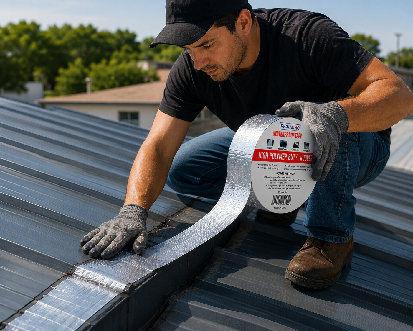 Cinta Impermeable de Butilo para Techos y Filtraciones