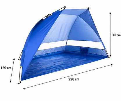 Carpa de Playa Plegable con Protección Solar