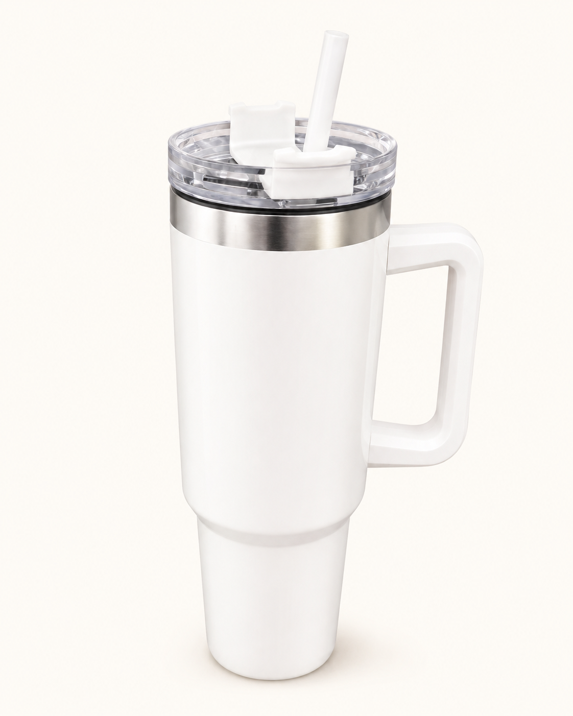 Vaso Térmico con Asa y Bombilla Reutilizable