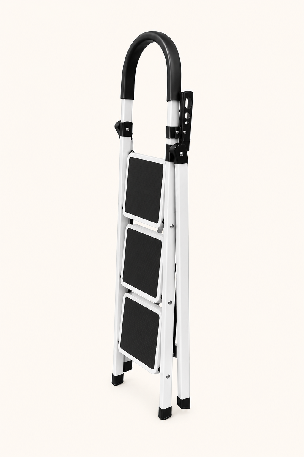Escalera Plegable de 3 Escalones Antideslizante