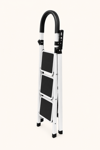 Escalera Plegable de 3 Escalones Antideslizante