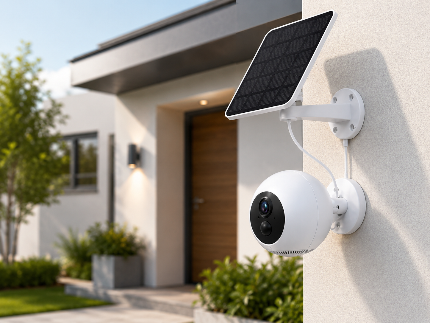 Cámara de Seguridad Solar WiFi Inalámbrica con Panel Solar