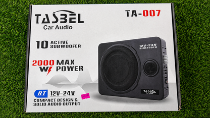 Subwoofer Activo TASBEL TA-007 10" Bluetooth 2000W 12V-24V