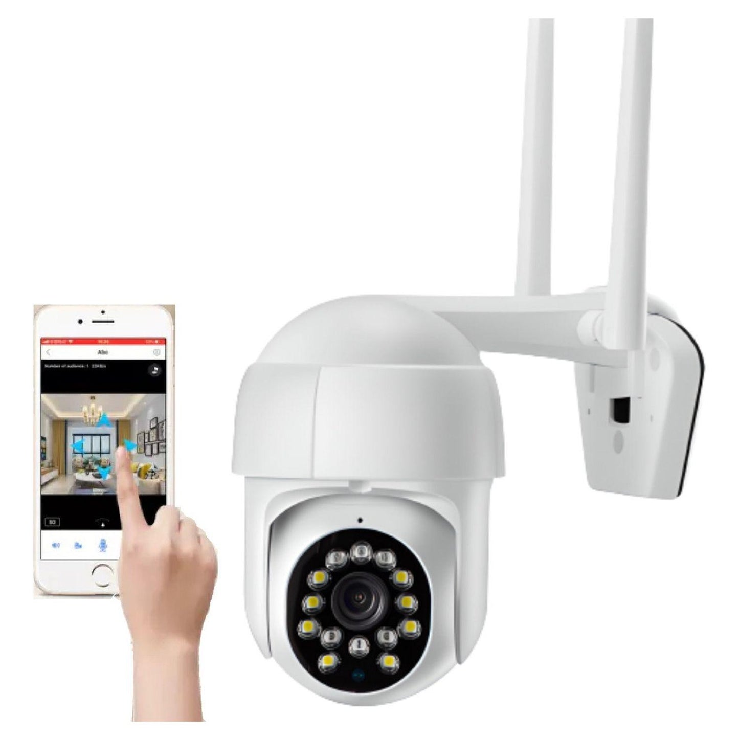 Cámara WiFi Exterior TASBEL 1080P con App Yoosee