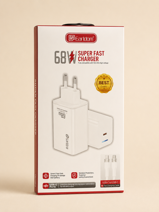 Cargador Rápido Solima 68W USB-C