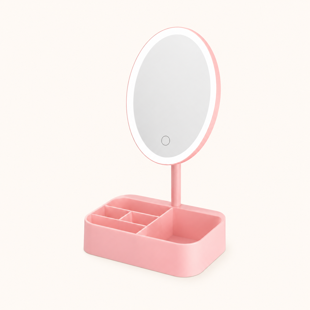 Espejo de Maquillaje LED Tasbel con Organizador