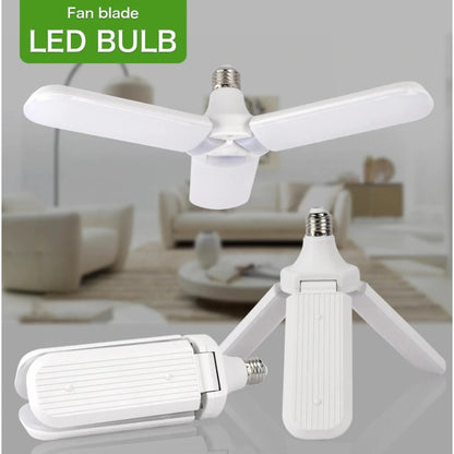 Lámpara LED Plegable de 3 Aspas E27