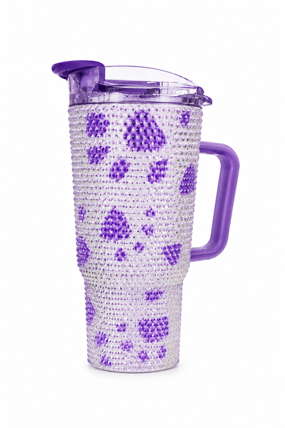 Vaso Plástico Reutilizable con Tapa y Boquilla
