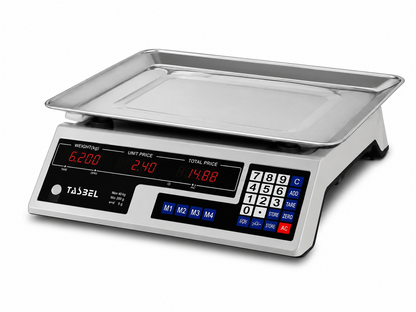 Balanza Digital Comercial Tasbel 40 Kg con Cálculo de Precio