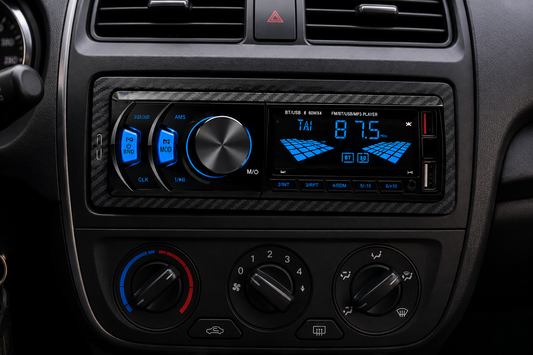 Radio Bluetooth para Auto TASBEL USB SD AUX con Control Remoto
