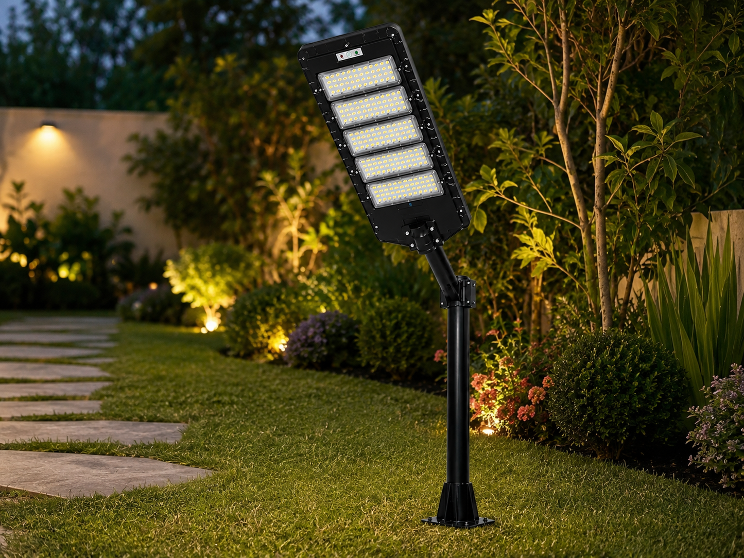 Foco Solar LED 1000W con Panel Solar y Control Remoto