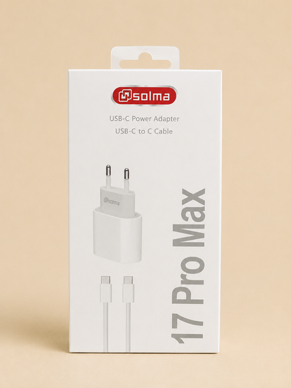 Cargador Solima 17 Pro Max USB-C