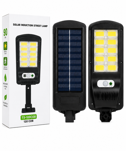 Lámpara Solar LED de Calle con Sensor de Movimiento